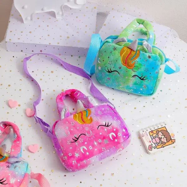 Fashion Sweet Unicorn Handbags for Cute Kid Birthday Gifts