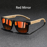 Fashion Vintage Square Frame Sunglasses Men and Women UV400 Eyewear - RedMirror