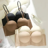 FINETOO Front Closure Sexy Push Up Bra Women Invisible Bras Underwear Lingerie For Female Brassiere Strapless Seamless