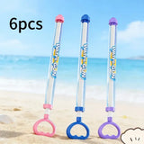 Fireworks Spray Water Pull-Back Toy Gun Summer Outdoor Splash Games - 6 pcs
