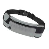 Fitness Waist Bag for Active Lifestyles and Secure Running - Light grey - Jogging Belt