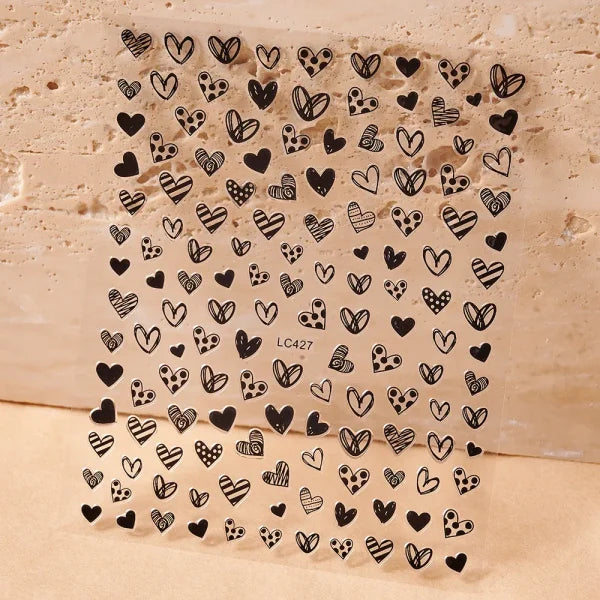 Floral Self-Adhesive Sticker for Women's Fashion and Artificial Nails - Himpall