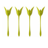 Flower-Shaped Napkin Storage Rack – Decorative Desktop Tissue Holder - 4 Opp Packages Without Tissue