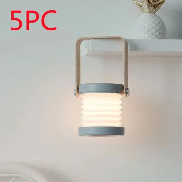 Foldable Night Light with Adjustable LED Touch Control for Any Space - Grey 5PC / 0.5watts - LED light