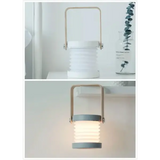 Foldable Night Light with Adjustable LED Touch Control for Any Space - Grey white / 0.5 watts - LED light