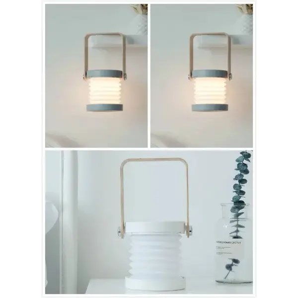 Foldable Night Light with Adjustable LED Touch Control for Any Space - 2grey 1white / 0.5 watts - LED light