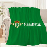 Football R-Real Betis B-Balompie Blanket Blanket for Couch Sofa Travel Home Hiking Picni Bed Beding Flannel Blanket