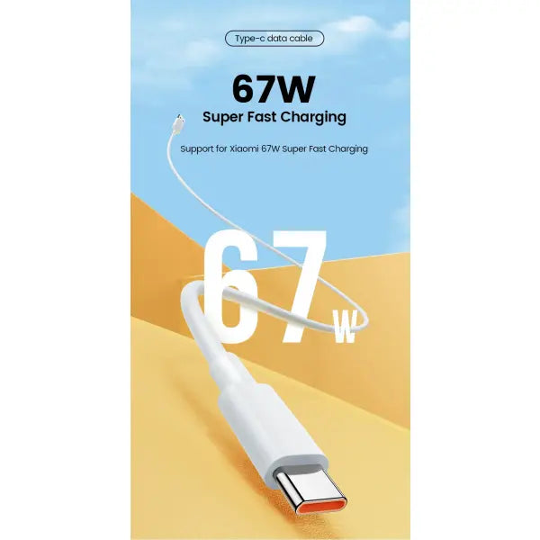 Xiaomi 67W Charger Power Adapter TPE Durable Mi and POCO Charging