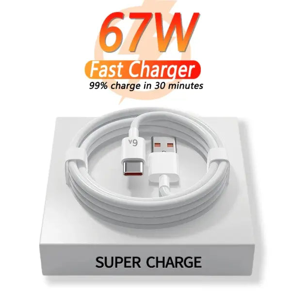 Xiaomi 67W Charger Power Adapter TPE Durable Mi and POCO Charging