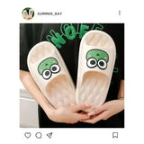 Four Season Bathroom Anti Slip Slippers Women’s EVA Slide Slippers - Frog Soft Comfortable Non-Slip Indoor/Outdoor