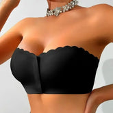 Front-Closure Wireless Comfort Bra - Seamless Breathable Smoothing Bra for All-Day Wear