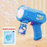 Automatic Bubble Gun Rocket ABS Plastic Lithium Battery Outdoor Play