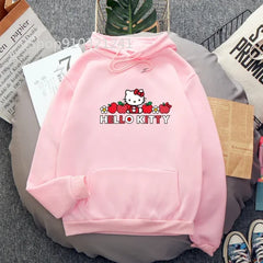 Funny Melanie Martinez Cartoon Cat Hoodie for Women and Men - Himpall