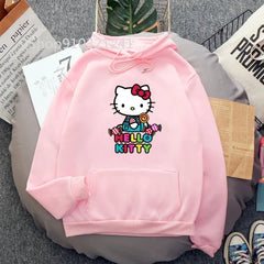 Funny Melanie Martinez Cartoon Cat Hoodie for Women and Men - Himpall