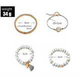 Geometric Bracelet Bohemian Four-Piece Handmade Jewelry Set