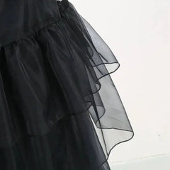 Girls Wednesday Addams Costume for Spooky Celebrations - Himpall