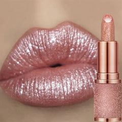 Glitter Color-Changing Lipstick – Long-Lasting Waterproof Lip Tint - Himpall