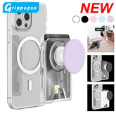 Grippopso Universal Magnetic Wallet and Expanding Phone Grip Holder