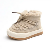 GT-CECD New Autumn/Winter Baby Boots Warm Plush Rubber Sole Toddler Kids Sneakers Infant Shoes Fashion Little Boys