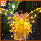 Halloween Electric Butterfly Wings with LED for Kids and Pets - Himpall