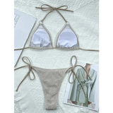 Halter Neck Bikini for Stylish Beach Style and Adjustable Fit