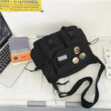 Nylon Crossbody Bag Polyester Lining Casual Daily Wear - Black No badge
