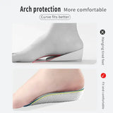 Height Increase Memory Foam Insoles 1.5-3.5CM Invisible Heel Lift