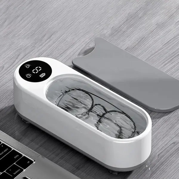 High-Frequency Glasses Cleaner - 1pc Wireless Multi-Purpose Cleaning Machine for Eyewear & Accessories - Grey