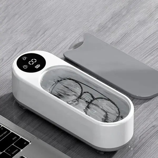 High-Frequency Glasses Cleaner - 1pc Wireless Multi-Purpose Cleaning Machine for Eyewear & Accessories - Grey