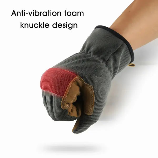 Breathable Work Gloves Polyester Touchscreen Grip