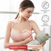 High-Quality Plus Size Nursing Bra - Seamless Push-Up Maternity Bra - Breathable Breastfeeding Underwear