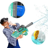 High-tech electric water gun toy with pump-action design