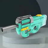 High-Tech Electric Water Gun for Ultimate Summer Fun - Green / USB