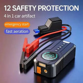 Home Car Jump Starter with Air Pump and Emergency Lighting