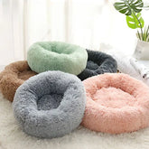 Home Plush Pet Nest Winter Cat Nest Dog Nest Warm Detachable and Washable Round Cat Nest Pet Bed Seasonal Universal