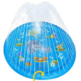 Home Splash Pad for Outdoor Water Play and Kids Water Toys - Blue 96cm