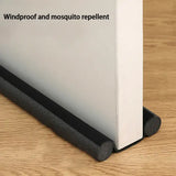 Sealing Strip Stopper Door Weatherstrip Guard Flexible Wind Blocker - White