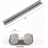 Sealing Strip Stopper Door Weatherstrip Guard Flexible Wind Blocker - White