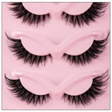Cat Eye False Eyelash Material Synthetic Strip Lashes - as show / 0.10mm