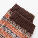 HSS Brand Men Thick Wool Socks 5 Pairs Pack - Style A / EU39-45(US6.5-11)