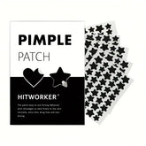 200-Count Hydrocolloid Acne Patches – Black Heart Pimple Patches for Zits & Blemishes - MULTI / 200pcs