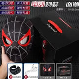 In-stock items Spider-Man Mask Finished Goods Cosplay Gift - Electric Version C / With Box