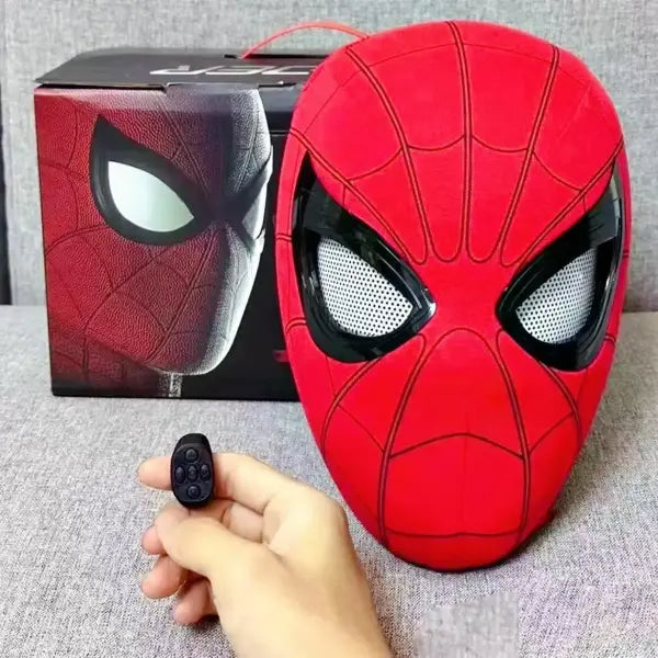 In-stock items Spider-Man Mask Finished Goods Cosplay Gift - Electric Version A / With Box