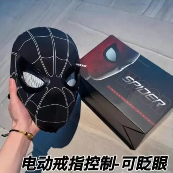 In-stock items Spider-Man Mask Finished Goods Cosplay Gift - Electric Version B / With Box