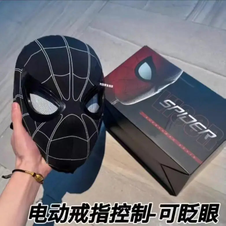 In-stock items Spider-Man Mask Finished Goods Cosplay Gift - Electric Version B / With Box