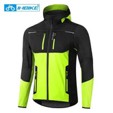 INBIKE mens winter cycling jacket thermal fleece windproof outdoor warmth