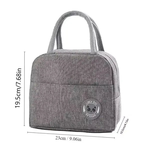Insulated Lunch Bag Bento Pack Aluminum with Ice Pack Capacity