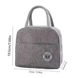 Insulated Lunch Bag Bento Pack Aluminum with Ice Pack Capacity