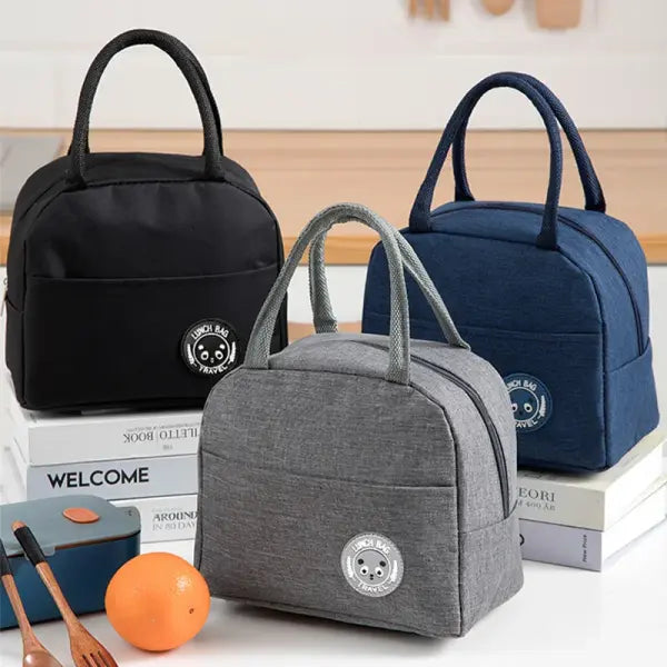 Insulated Lunch Bag Bento Pack Aluminum with Ice Pack Capacity