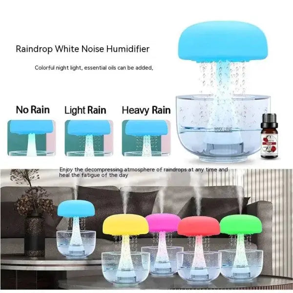 Jellyfish Ultrasonic Raindrop Humidifier for Home Environment - Humidifier